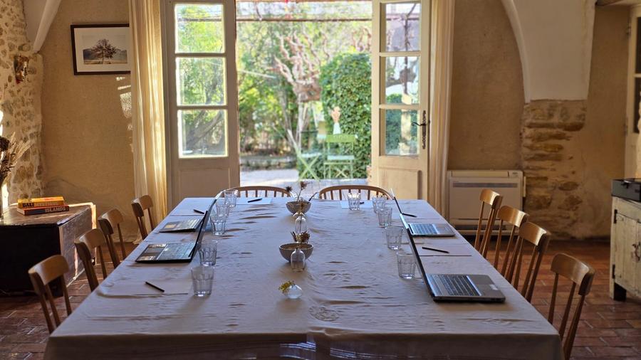 Salle de réunion en villa — Villas Fora