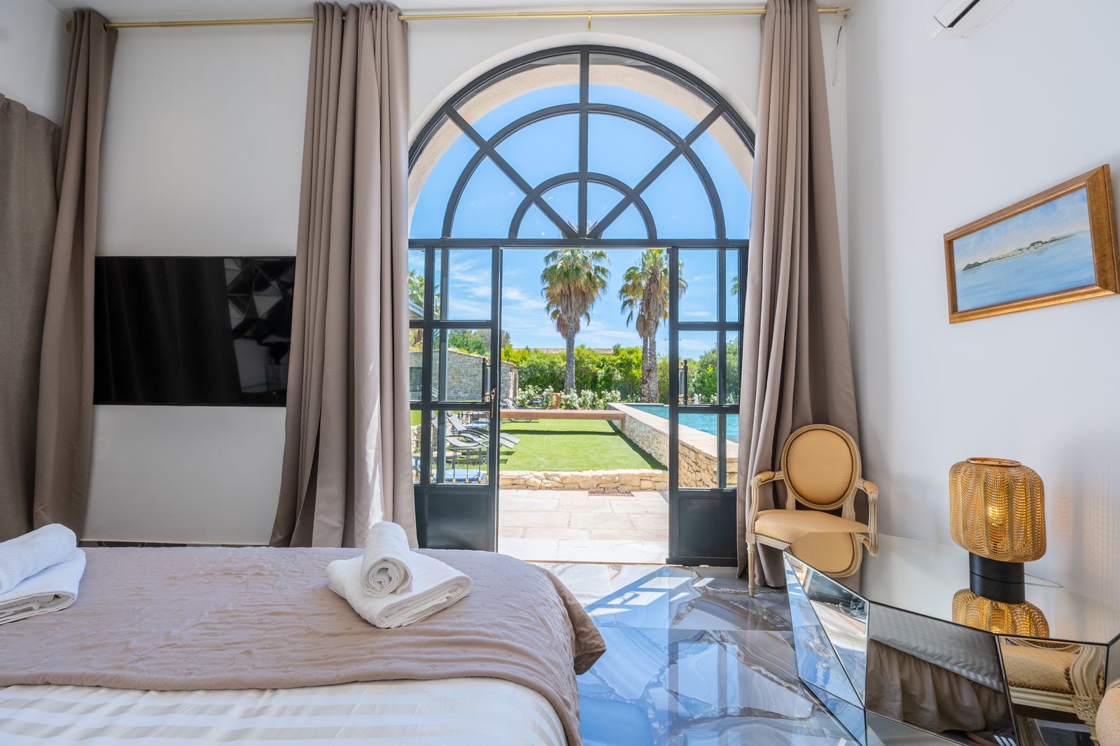 Chambre Riviera — Blue Palm — Villas Fora Provence