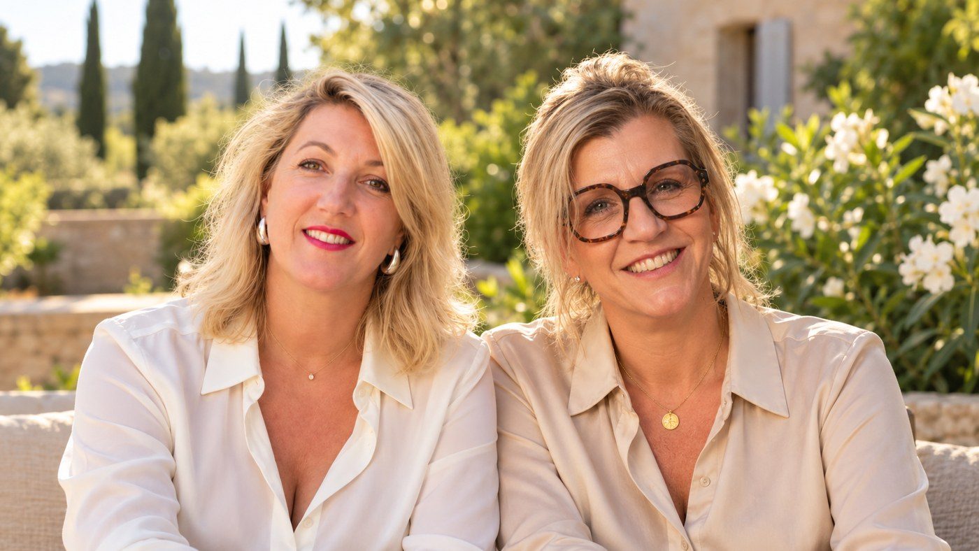 Sandrine Linder et Céline Panara, cofondatrices de Villas Fora Provence